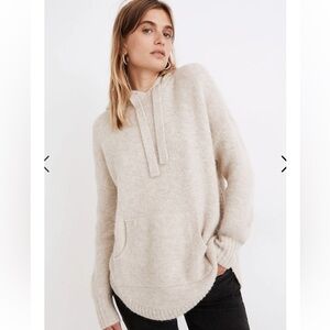 NWOT Madewell Wilmington Hoodie Sweater Large